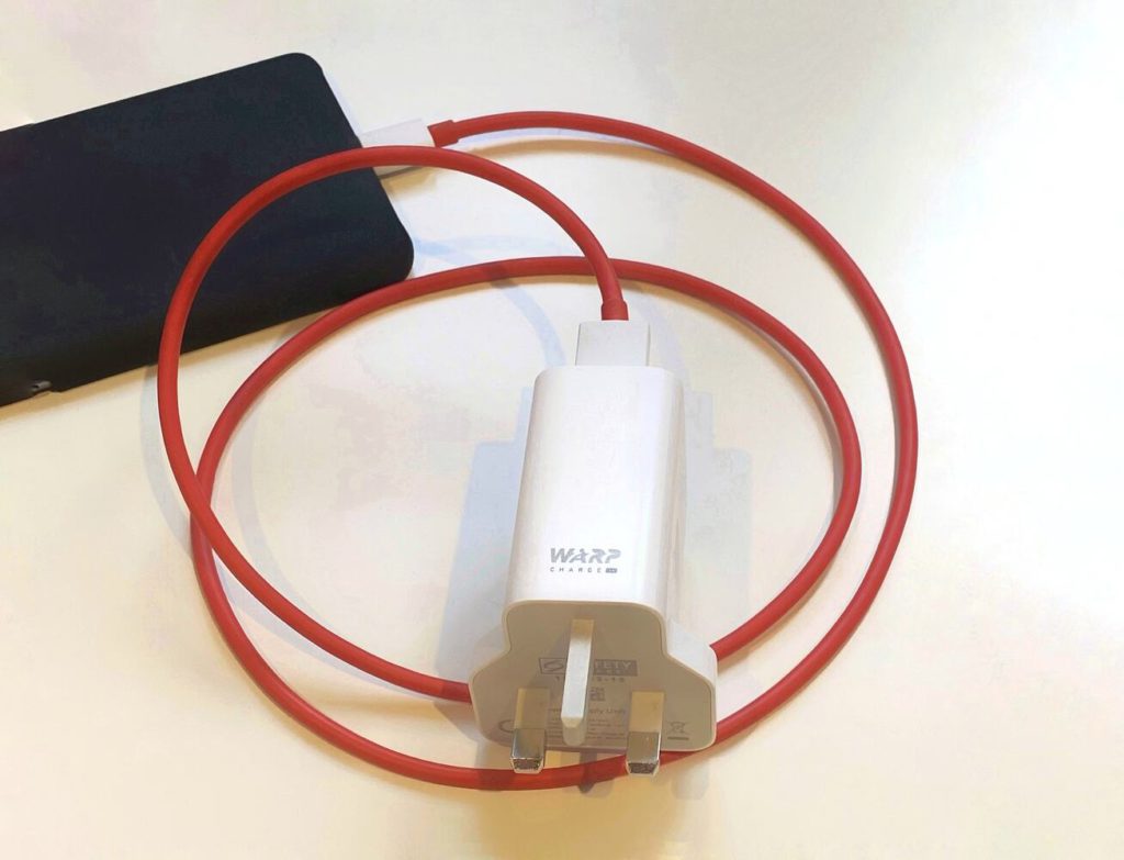 oneplus warp fast charger